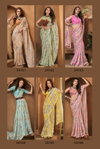 Nancy Vol 8 By Vallabhi Georgette Printed Daily Wear Saree Wholesale Price In Surat